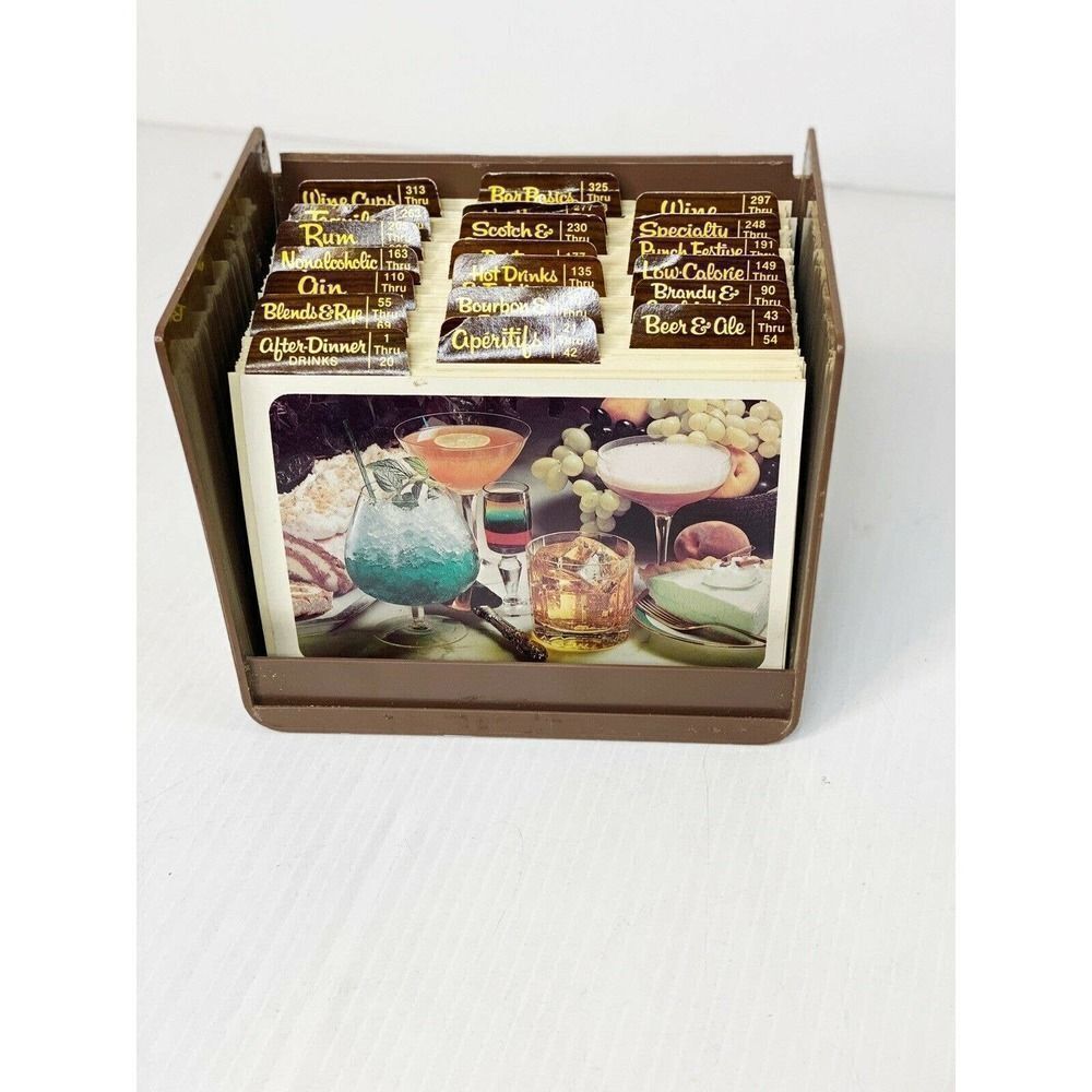 International Recipe Card Collection Mixed Drinks